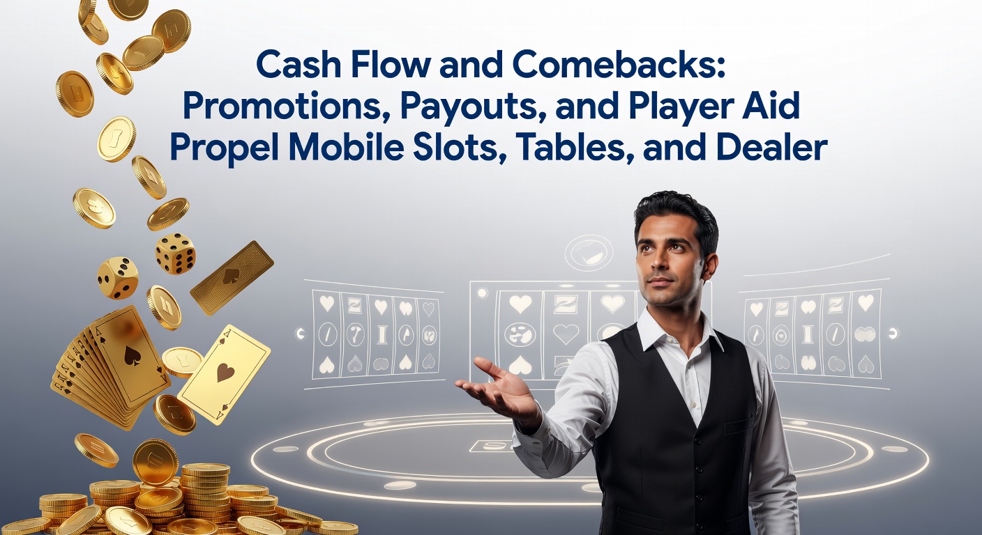 Dynamic graphic of cash flowing from slot wins to player wallets, with icons for instant payouts, comeback bonuses, and support chat bubbles
